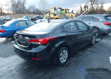 2016 Hyundai Elantra Se из США, поврежденный, VIN KMHDH4AE7GU601870